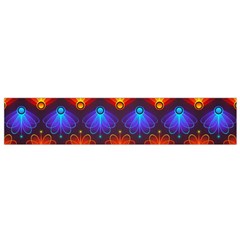 Light Background Colorful Abstract Small Flano Scarf by Wegoenart