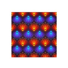 Light Background Colorful Abstract Satin Bandana Scarf by Wegoenart