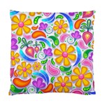 Floral Paisley Background Flower Standard Cushion Case (Two Sides) Front