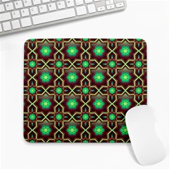 Pattern Background Bright Brown Large Mousepads by Wegoenart