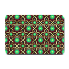 Pattern Background Bright Brown Small Doormat  by Wegoenart