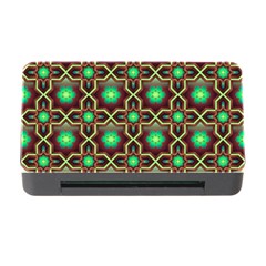 Pattern Background Bright Brown Memory Card Reader With Cf by Wegoenart