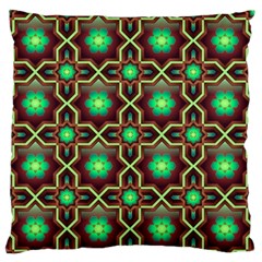 Pattern Background Bright Brown Large Flano Cushion Case (two Sides) by Wegoenart