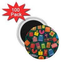 Presents Gifts Background Colorful 1 75  Magnets (100 Pack)  by Wegoenart