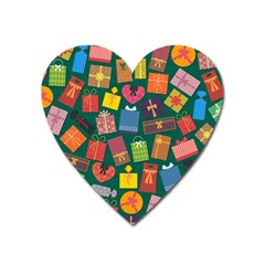 Presents Gifts Background Colorful Heart Magnet by Wegoenart