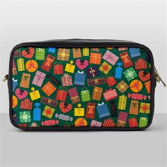 Presents Gifts Background Colorful Toiletries Bag (one Side) by Wegoenart