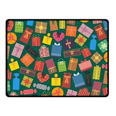 Presents Gifts Background Colorful Fleece Blanket (small) by Wegoenart