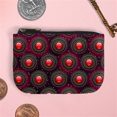 Abstract Circle Gem Pattern Mini Coin Purse by Wegoenart