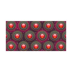 Abstract Circle Gem Pattern Yoga Headband by Wegoenart