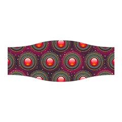 Abstract Circle Gem Pattern Stretchable Headband by Wegoenart