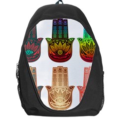 Evil Eye Protection Charm Colorful Backpack Bag by Wegoenart