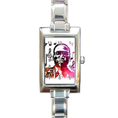  Rectangle Italian Charm Watch by mgfiretestedshop