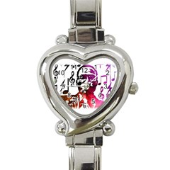  Heart Italian Charm Watch by mgfiretestedshop