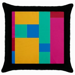 Unique Background Abstract Throw Pillow Case (Black)