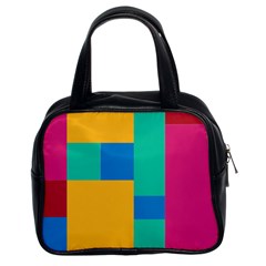 Unique Background Abstract Classic Handbag (Two Sides)