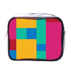 Unique Background Abstract Mini Toiletries Bag (One Side)