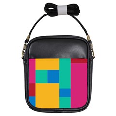 Unique Background Abstract Girls Sling Bag