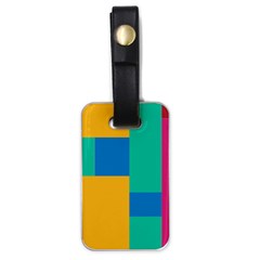 Unique Background Abstract Luggage Tags (One Side) 