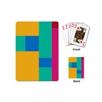 Unique Background Abstract Playing Cards (Mini) Back