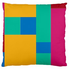 Unique Background Abstract Large Cushion Case (One Side)