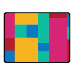 Unique Background Abstract Double Sided Fleece Blanket (Small) 