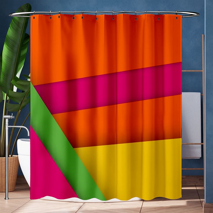 Background Abstract Shower Curtain 60  x 72  (Medium) 