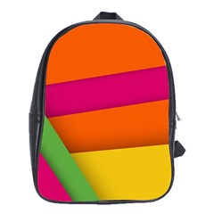 Background Abstract School Bag (xl) by Wegoenart