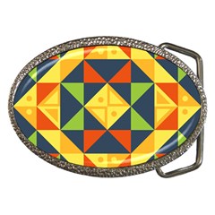 Background Geometric Color Belt Buckles by Wegoenart