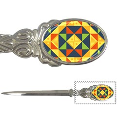 Background Geometric Color Letter Opener