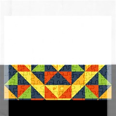 Background Geometric Color Rectangular Jigsaw Puzzl