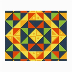 Background Geometric Color Small Glasses Cloth (2-Side)