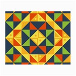 Background Geometric Color Small Glasses Cloth (2-Side) Front