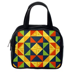 Background Geometric Color Classic Handbag (One Side)