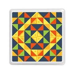 Background Geometric Color Memory Card Reader (square) by Wegoenart