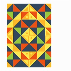 Background Geometric Color Small Garden Flag (Two Sides)