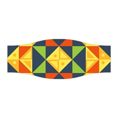 Background Geometric Color Stretchable Headband