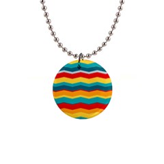 Retro Colors 60 Background 1  Button Necklace by Wegoenart