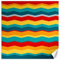 Retro Colors 60 Background Canvas 20  X 20  by Wegoenart