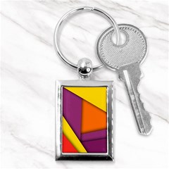 Background Abstract Key Chains (rectangle)  by Wegoenart