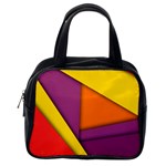 Background Abstract Classic Handbag (Two Sides) Back