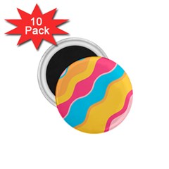 Cake Color Palette Painting 1 75  Magnets (10 Pack)  by Wegoenart