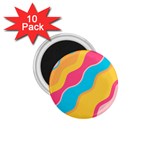 Cake Color Palette Painting 1.75  Magnets (10 pack)  Front