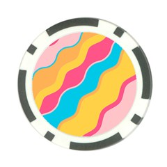 Cake Color Palette Painting Poker Chip Card Guard by Wegoenart