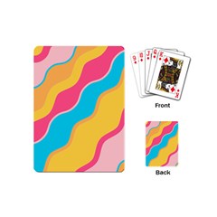 Cake Color Palette Painting Playing Cards (mini) by Wegoenart