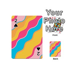 Cake Color Palette Painting Playing Cards 54 (mini) by Wegoenart