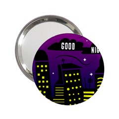 City Architecture Night Skyscraper 2 25  Handbag Mirrors by Wegoenart