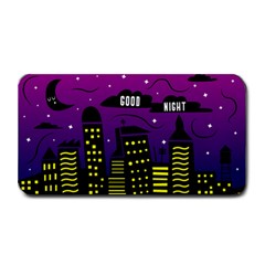 City Architecture Night Skyscraper Medium Bar Mats by Wegoenart