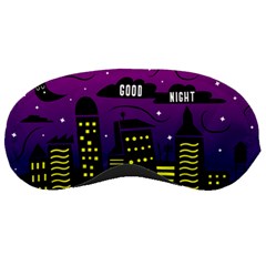 City Architecture Night Skyscraper Sleeping Masks by Wegoenart