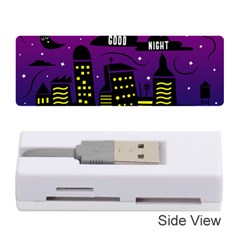 City Architecture Night Skyscraper Memory Card Reader (stick) by Wegoenart