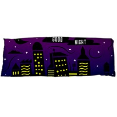 City Architecture Night Skyscraper Body Pillow Case (dakimakura) by Wegoenart